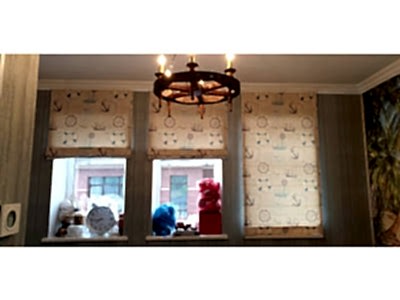 Римские шторы фото в интерьере пример 2242