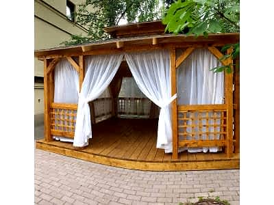 Тюлевые шторы в коттедже фото в интерьере пример 2277