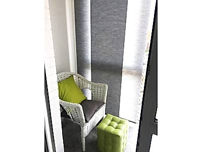 Японские шторы на балкон и лоджию фото в интерьере пример 2291