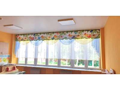 Шторы для детского сада фото в интерьере пример 2298