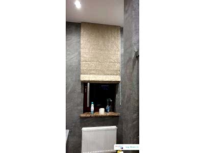 Римские шторы в ванной фото в интерьере пример 2681