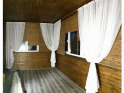 Бамбуковые шторы в коттедже фото в интерьере пример 2324