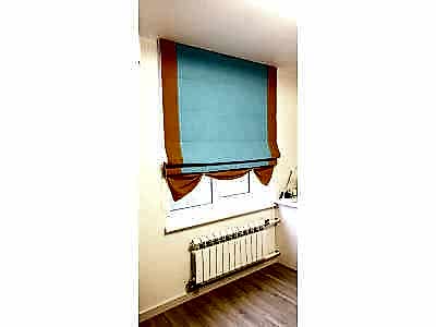 Римские шторы фото в интерьере пример 2380