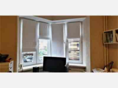 Римские шторы блэкаут фото в интерьере пример 2434