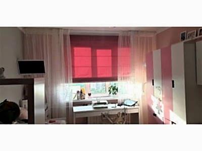 Римские шторы фото в интерьере пример 2457