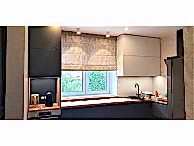 Римские шторы фото в интерьере пример 2458