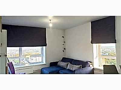 Римские шторы блэкаут фото в интерьере пример 2473