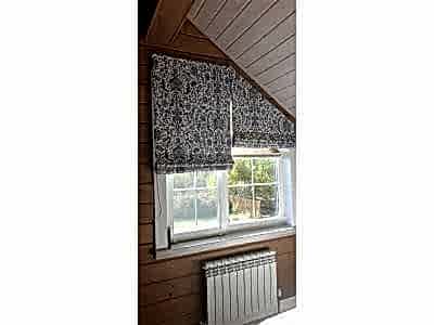 Римские шторы для частного дома фото в интерьере пример 2478