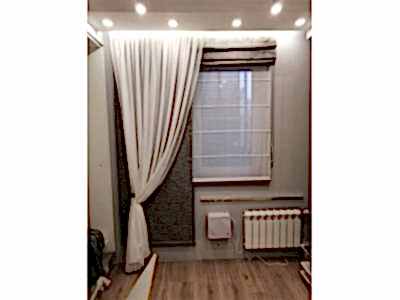 Римские шторы фото в интерьере пример 2485