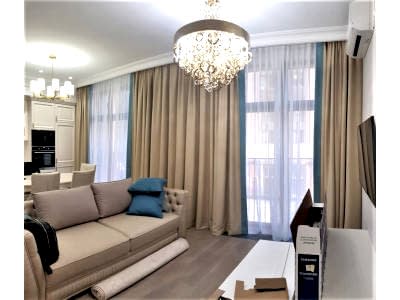 Дизайнерские шторы фото в интерьере пример 2492