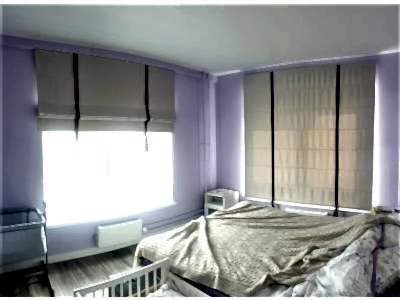 Римские шторы блэкаут фото в интерьере пример 2581