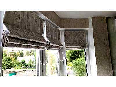 Римские шторы фото в интерьере пример 2620