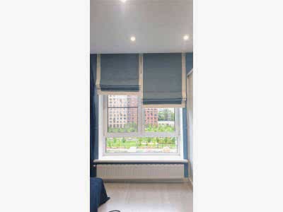 Римские шторы фото в интерьере пример 2617