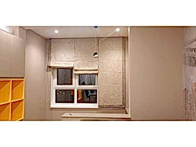 Римские шторы фото в интерьере пример 2659