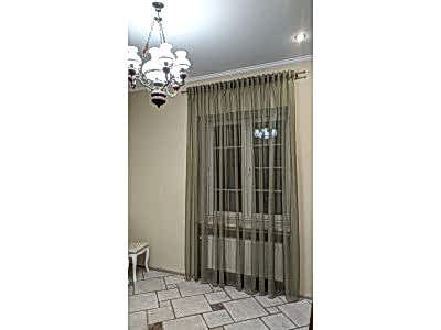 Тюлевые шторы на кухне фото в интерьере пример 2669