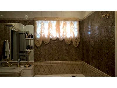 Французские шторы фото в интерьере пример 2407