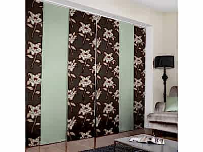 Японские шторы в гостиной фото в интерьере пример 1200