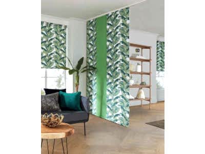 Японские шторы в гостиной фото в интерьере пример 1190