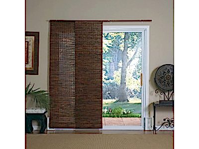 Бамбуковые шторы в коттедже фото в интерьере пример 1162