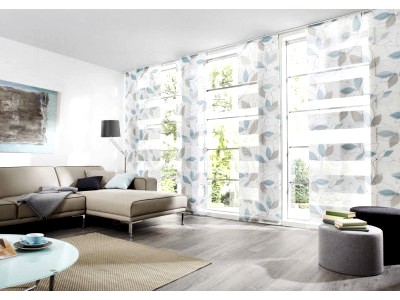 Японские шторы в гостиной фото в интерьере пример 1160