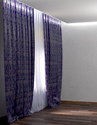 Фото 2: Шторы жаккард КШ-1