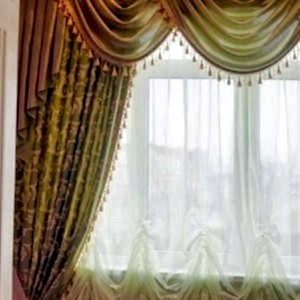 Ламбрекены для штор фото в интерьере пример 142